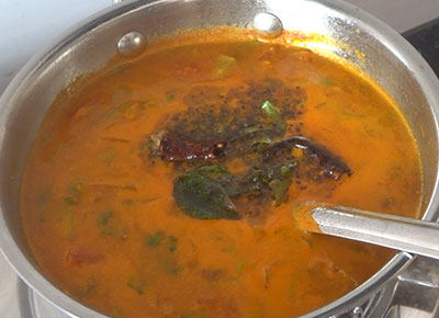 10 minute quick sambar recipe