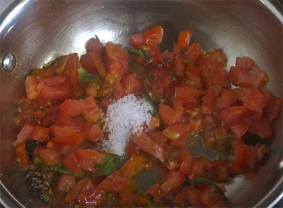 salt for 5 minute quick saaru or rasam