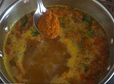 rasam powder 5 minute quick saaru or rasam