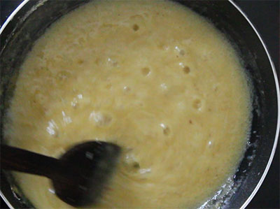 making 7 cup burfi or seven cup sweet