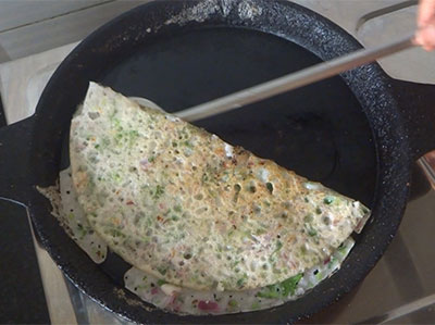 making akki hittu dose or instant neer dosa recipe