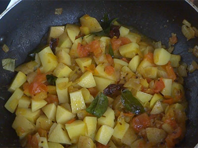 salt for Aloo fry or potato stir fry