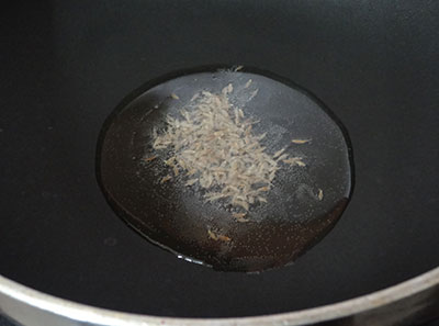 cumin seeds for aloo gobi or alugadde hookosu gojju