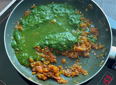 palak puree for aloo palak recipe