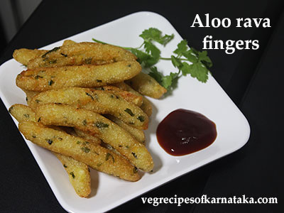 aloo rava fingers recipe