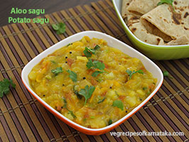 aloo sagu or potato kurma