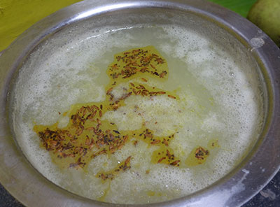 tempering for mango rasam or appe kayi saaru