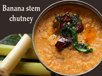 banana stem chutney recipe