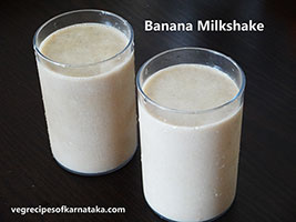 banana milkshake recipe