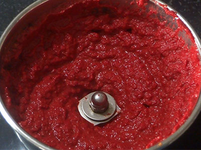 grinding beetroot chutney recipe