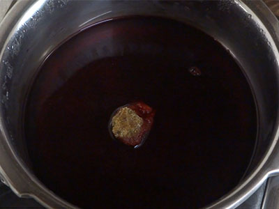 jaggery for beetroot rasam or beetroot saaru recipe