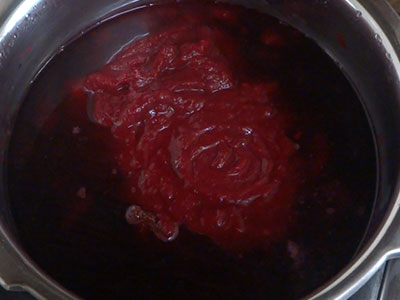 ground paste for beetroot rasam or beetroot saaru recipe