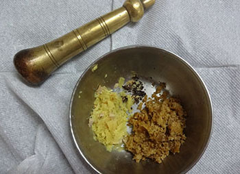 ginger and pepper for ram navami panaka