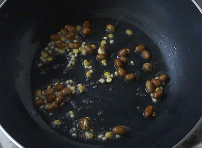 tempering for benne kadubu or benne mudde