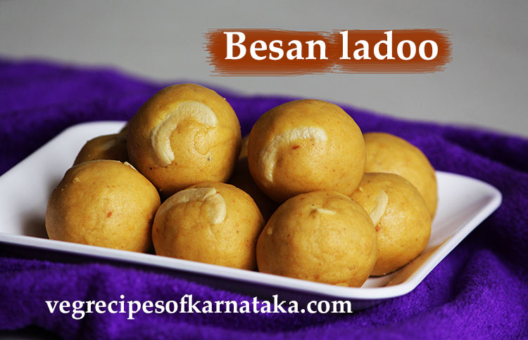 besan ladoo or besan unde recipe