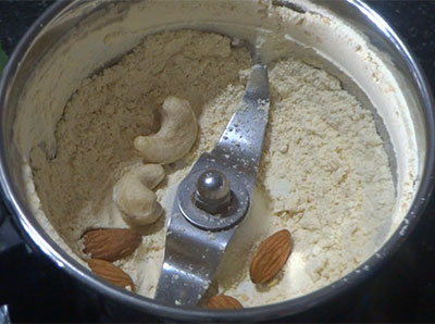 badam and cashews for bevu bella recipe