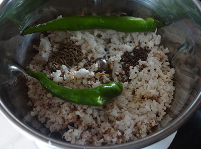 masala for hesaru bele bili saaru or mung dal tomato rasam