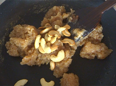 roasted cashews for bread halwa recipe