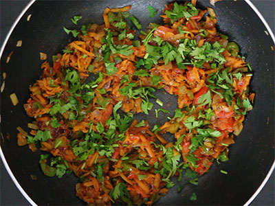 coriander leaves for iyengar bread toast or masala bread toast