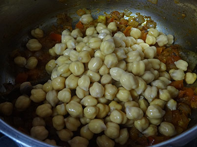 soaked chickpeas for chana masala or chole masala