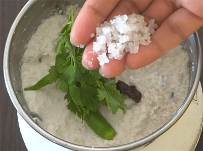 ground coconut chutney