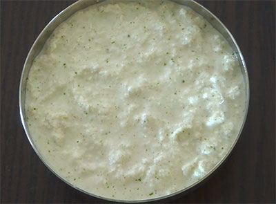 ground coconut chutney