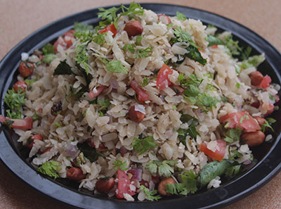 making kalasida avalakki or dadpe poha recipe