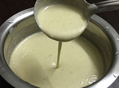 batter for dal dosa or bele dose or pancharatna dosa