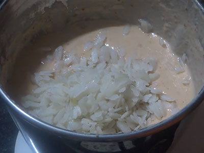 beaten rice for bele paddu or mixed dal appe