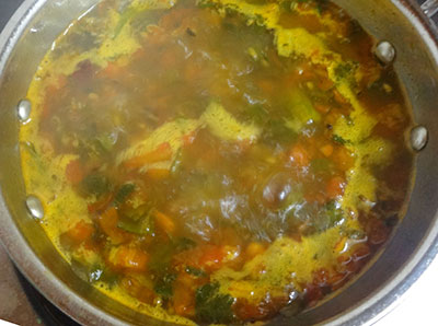  boiling doddapatre rasam