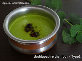 doddapathre thambuli recipe