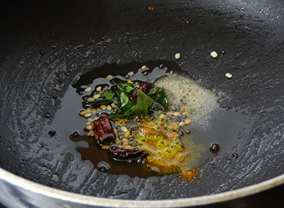 asafoetida and turmeric powder for drakshi gojju or raisins curry