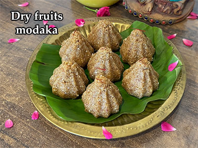 dry fruits modak recipe