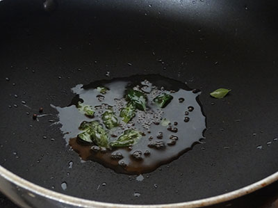 tempering ellu pajji or ellu chutney