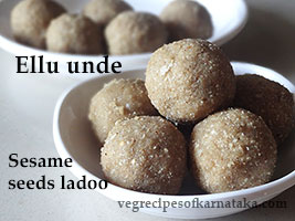 ellu unde or sesame seeds ladoo recipe