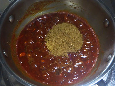 pickle masala for garlic pickle or bellulli uppinakayi