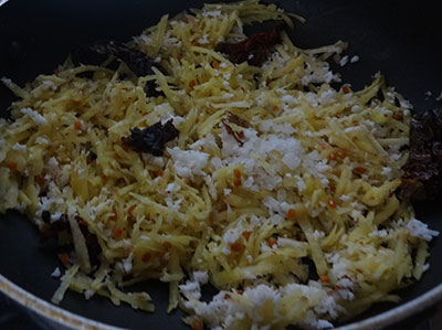 salt and tamarind for sweet potato chutney or genasina chutney