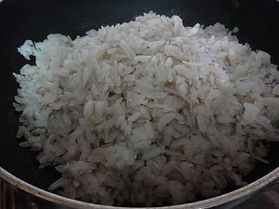 soaked poha for malnad style huli avalakki or gojjavalakki