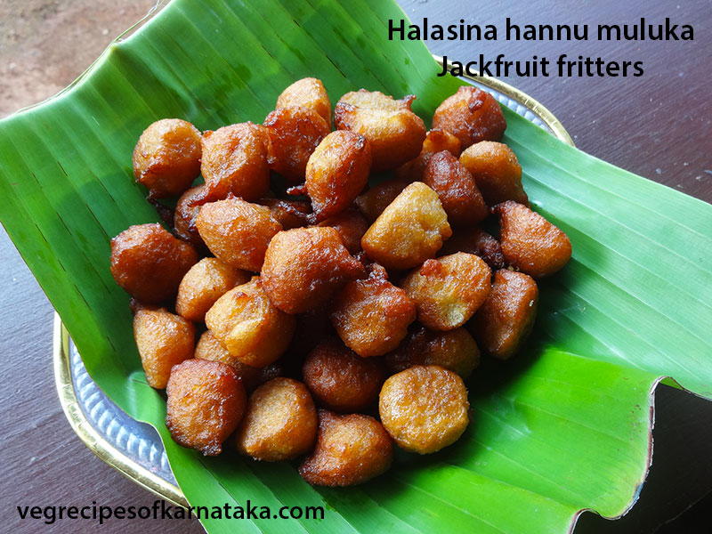 halasina hannu mulka or jackfruit fritter recipe