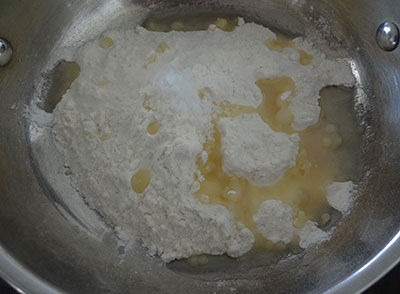 ghee and salt for halu holige or hal obbattu