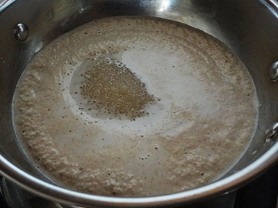 milk and jaggery for halu holige or hal obbattu