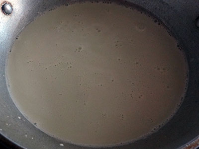 thin batter for halbai or halubai