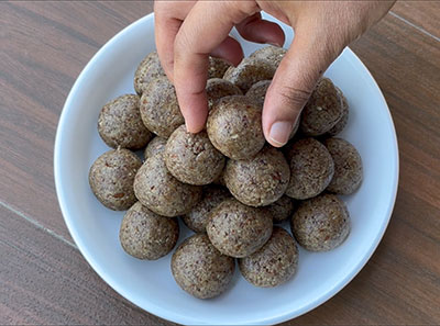 healthy laddu or energy balls