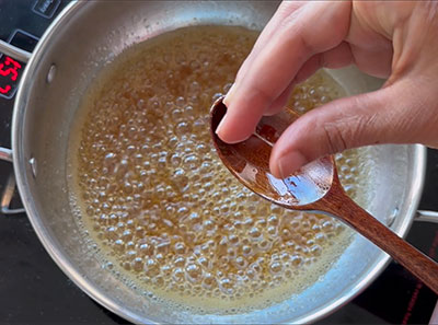 jaggery syrup for healthy laddu or energy balls