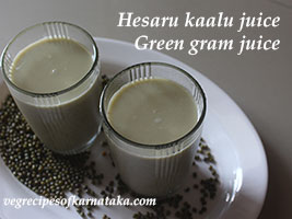 hesaru kalu juice recipe