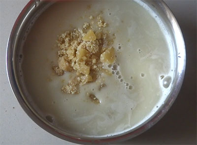 jaggery for hesaru kaalu juice or green gram juice