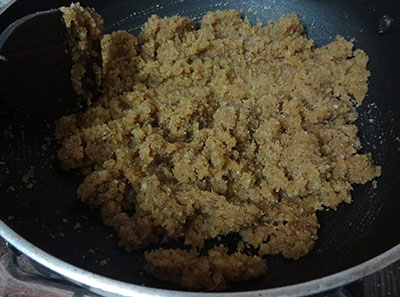 coconut and jaggery for wheat flour kayi holige or kayi obbattu