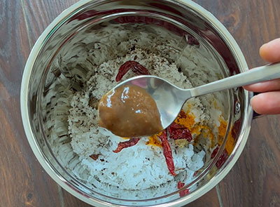 tamarind for thondekai huli menasina kodilu recipe