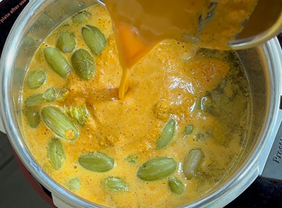 ground masala for thondekai huli menasina kodilu recipe