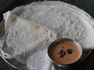 no coconut chutney or hurigadale chutney for idli or dosa